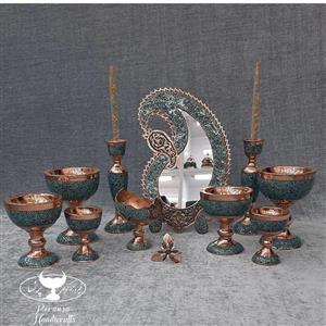 هفت سین فیروزه کوبی شده 