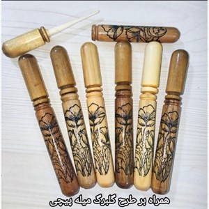  سرمه دان مدادی همراه بر طرح گلبرگ پک 50 عددی 