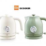 کتری برقی Xiaomi Ocooker\nحجم 1.7 لیتر، رنگ زیتونی و سفید