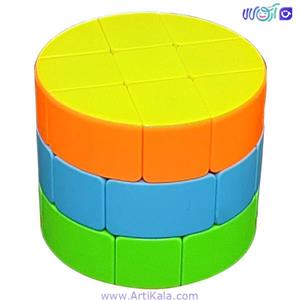 روبیک استوانه ای کای وای 3*3 استیکرلس