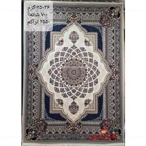 فرش زمرد مشهد طرح 25036 سایز 1*1/5 متری
