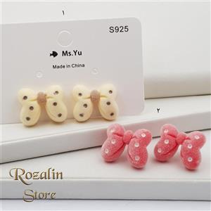 گوشواره فانتزی مدل پاپیون کد RS-109