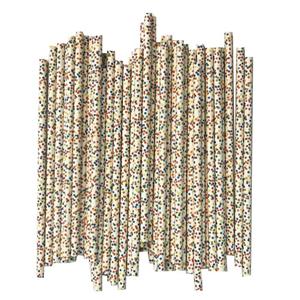 نی نوشیدنی یکبار مصرف مدل کاغذی بسته 50 عددی