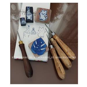 مهر  لینو مناسب کاغذ و پارچه