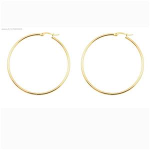 گوشواره حلقه ای استیل قطر8سانت