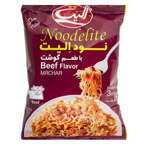 نودالیت با طعم گوشت الیت مقدار 75 گرم Noodelite Beef Flavor Elite 75gr