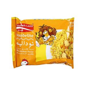 نودالیت با طعم مرغ آماده لذیذ مقدار 75 گرم Noodelite Chicken Flavor Amadeh Laziz 75gr 