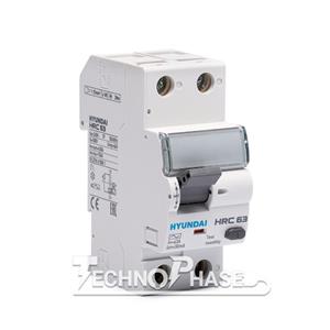 کلید محافظ جان (RCCB) دوپل 63 آمپر هیوندای مدل HRC (جعبه ۵ عددی)