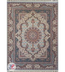 فرش ماشینی کلاسیک 1200 شانه طرح سالار زمینه فیلی