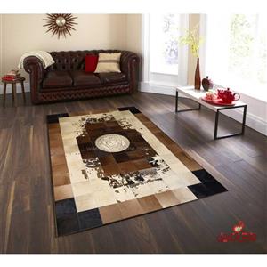 فرش پوست و چرم 2304 سایز 1*1/5 متری