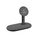 پایه شارژ مگنتی مومکس مدل Momax Q.Mag Dual Magnetic Wireless Charging Stand UD20