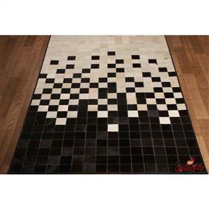 فرش پوست و چرم 2203 سایز 1*1/5 متری