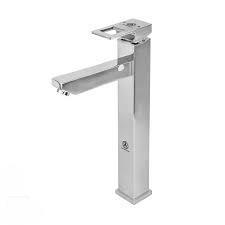 شیر ظرفشویی فلت پایه بلند کروم قهرمان