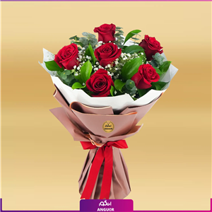 A bouquet of small red roses (طرح بین الملل کلاسیک)
