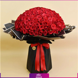 Red Roses Bouquet (طرح بین الملل کلاسیک) 