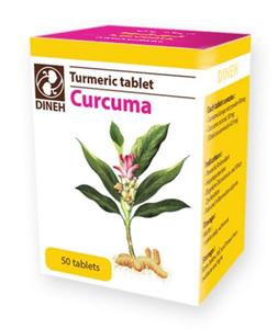 قرص کورکوما (زردچوبه) دینه 50 عددی Curcuma Tablet