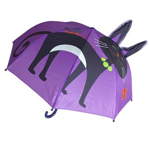 چتر بچگانه مدل فانتزی سه بعدی طرح گربه اشرافی کد V