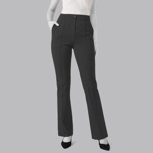 شلوار زنانه هاوین مدل 304 جلودوخت راسته مازراتی رنگ مشکی