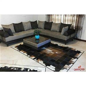 فرش پوست و چرم 2255 سایز 1*1/5 متری