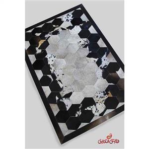 فرش پوست و چرم 2278 سایز 1*1/5 متری