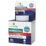 قرص تقویت کننده پوست و مو سگ و گربه زوویتال مدل Dermavital تعداد ۶۰ عدد