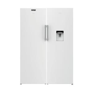یخچال فریزر دوقلو بکو سفید مدل Beko RSSE415M23/RFNE320L23 Refrigerator 