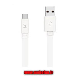 کابل تبدیل USB به Type-C هوکو مدل X5 Bamboo به طول 1 متر