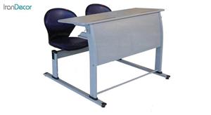 نیمکت دانش آموزی 2 نفره نیلپر مدل TRG 415X2