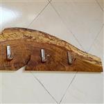 رخت آویز روستیک از چوب طبیعی بلوط