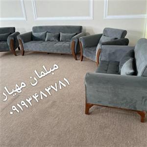 تولیدی مبلمان مهیار مبل راحتی اسکارلت رباط کریم پرند اسلامشهر