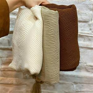 شال پلیسه نخ پنبه وارداتی