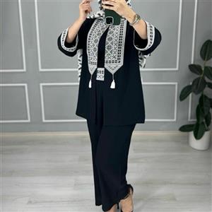 ست مانتو شلوار ابروبادی ست مانتو شلوار سنتی زنانه مانتو شلوار ابروبادی زنانه با 