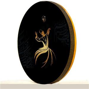 دف آبیدر مدل سماع (مشکی)