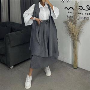 ست سه تیکه . ست مانتو دامن زنانه . ست وس و شومیز زنانه . ست وست و شومیز و دامن با 