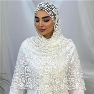 شال مجلسی حریر کرپ