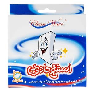 اسفنج جادویی کلین ویو کد 700034 بسته 2 عددی Clean Wave 700034 Magic Sponge Pack of 2