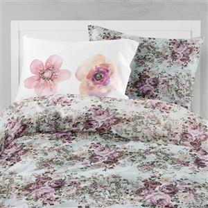 سرویس کاورروتختی سیناخواب مدل گلدار کریستال یک نفره 4تکه