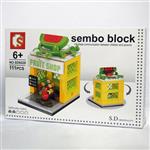 لگو sembo block مدل میوه فروشی