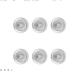 پیش دستی میوه خوری طرح سولو نوری تازه بسته 6 عددی