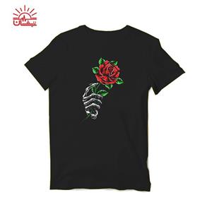 تیشرت گل سرخ