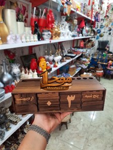 تقویم رو میزی چوبی