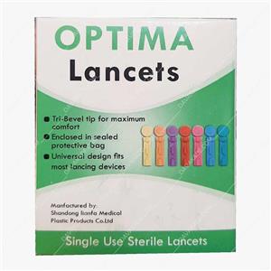 سوزن تست قند خون اپتیما مدل NT_6500 بسته 50 عددی Optima Multilet Super Soft Lancets Pack Of 50