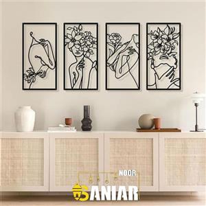 تابلو دیواری 4 تکه آریکان کد TA4402