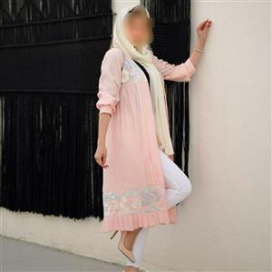 مانتو کرسپو بلند مجلسی عیدانه خرجکار ترک مدل ماهور  مزون بانی لیدی