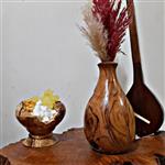گلدان روستیک چوب زیتون آمریکایی