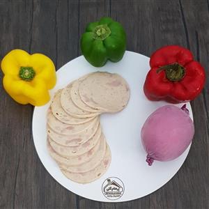 ژامبون مرغ خانگی 85٪ پرهام گلی