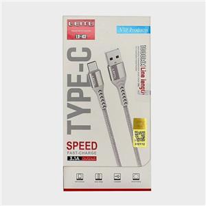 کابل شارژ فست برند لیتو مدل 43 خروجی 3.1 آمپر سوکت میکرو با  معتبر