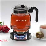 قوری متوسط پیرکس 1 لیتر برند تی مکس TEAMAX کد 60