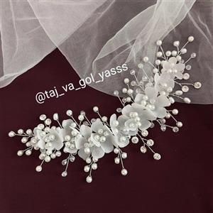 ریسه عروس ریسه مو رییه گل تاج ریسه ای تاج فرمالیته تاج نامزدی و عقد
