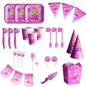 ست تولدی تم نوزاد دختر ( baby دختر) بسته 10 عددی